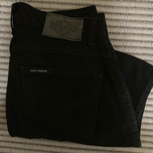 Harley -Davidson black denim jeans